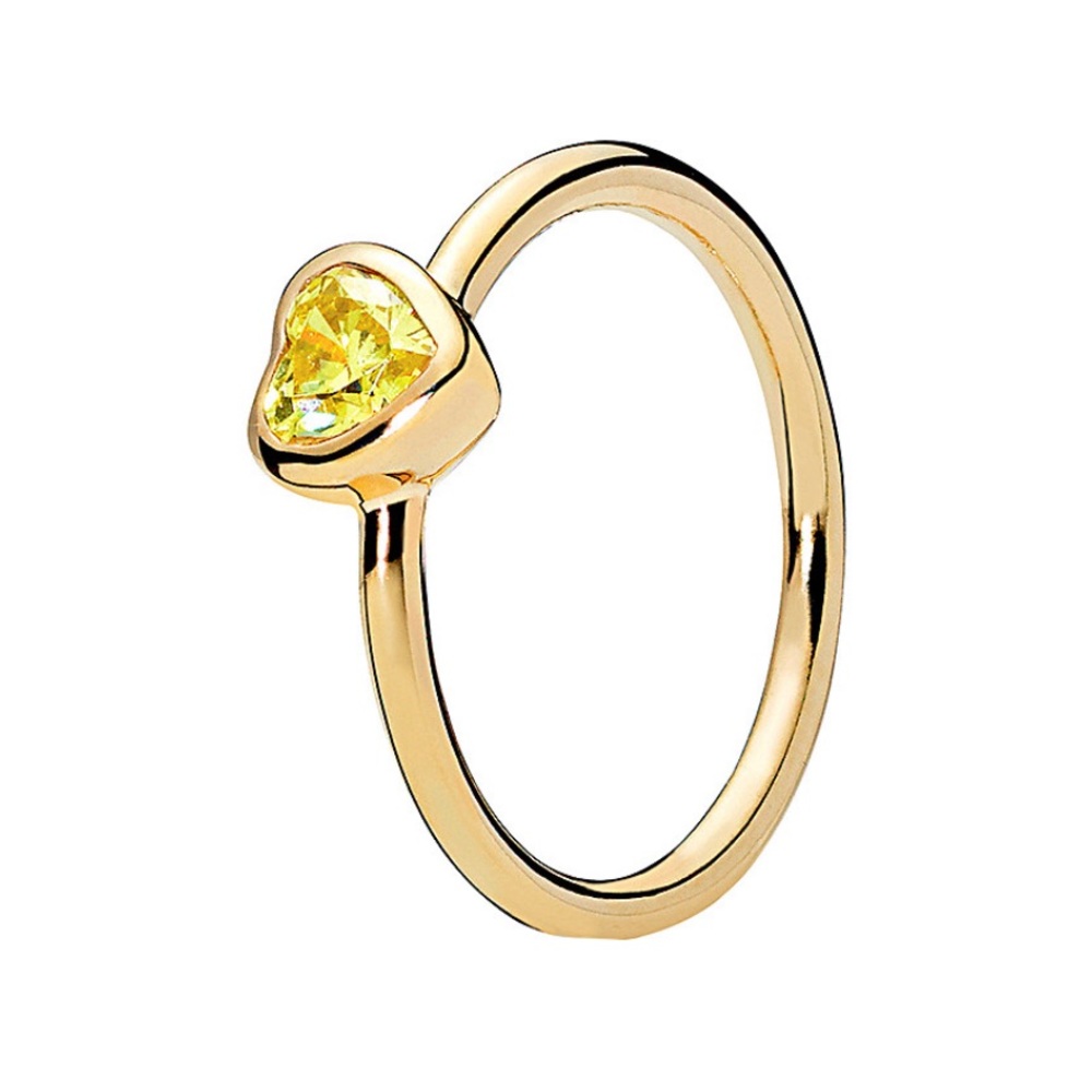 ⭐️ Pandora 18k gold over silver ring 💍 size 6